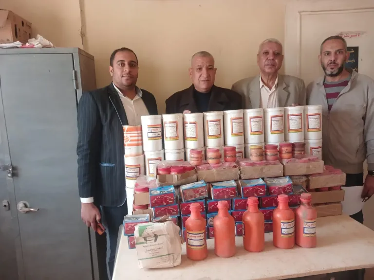 جانب من المضبوطات 