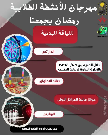 جانب من الانشطه 