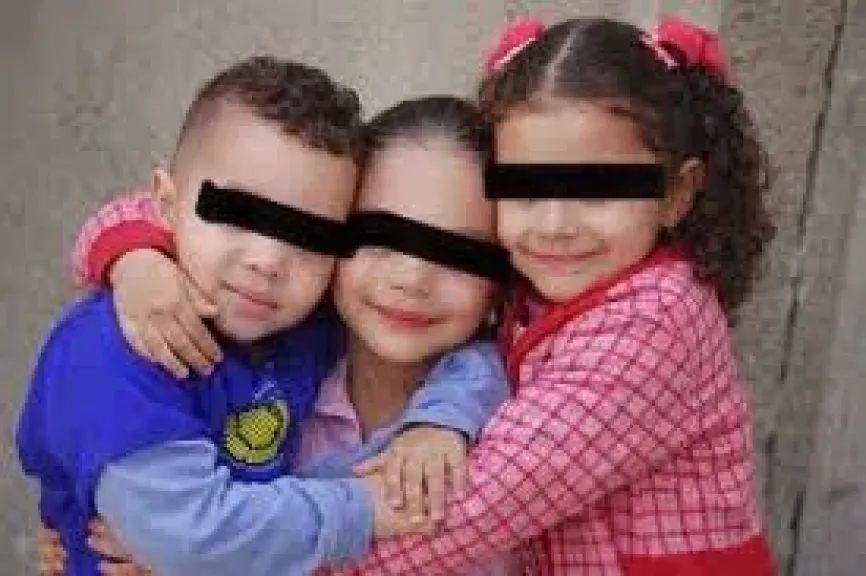أطفال قرية الراهب الضحايا