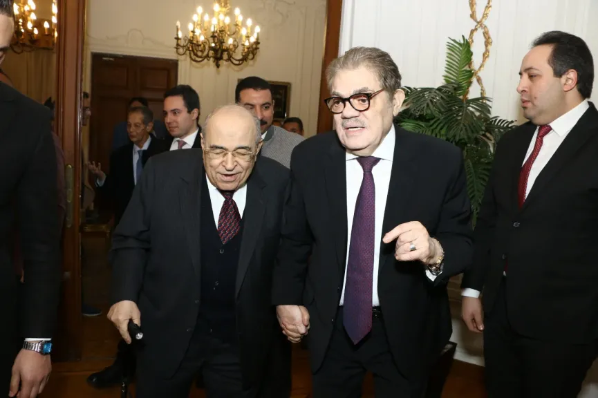 رئيس حزب الوفد يستقبل الدكتور مصطفى الفقى