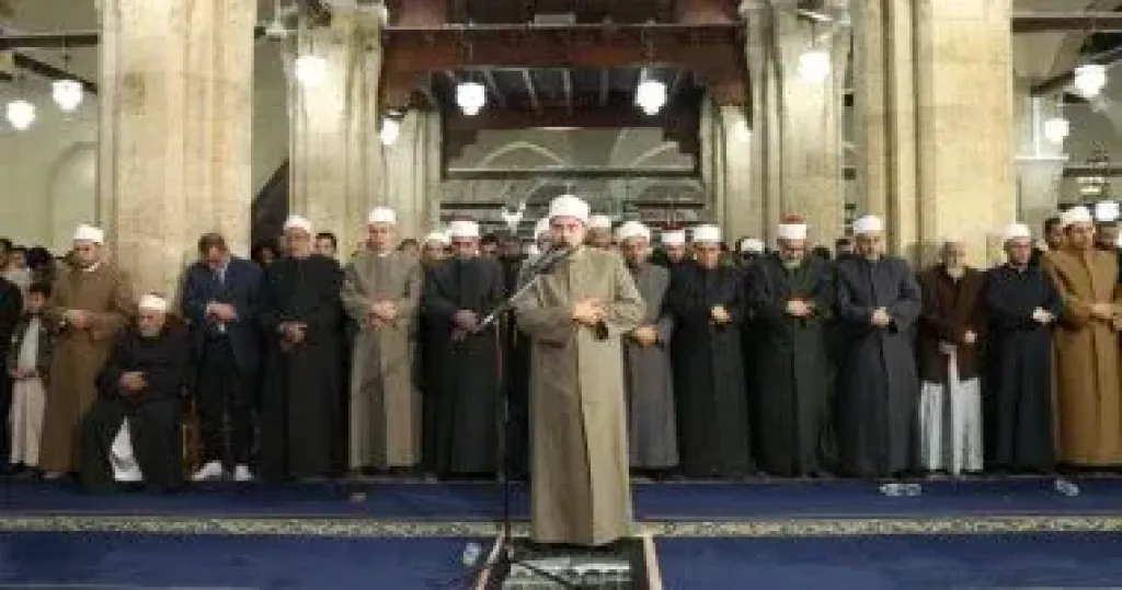 صلاة التراويح بمسجد الأزهر