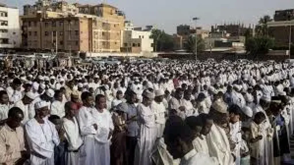 صلاة العيد فى السودان
