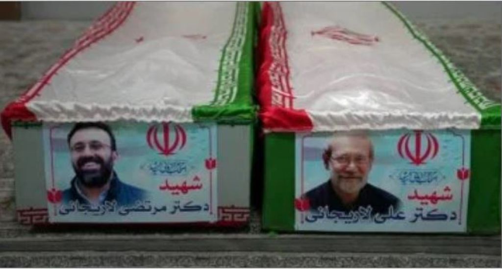 نعش على لاريجاني ونجله