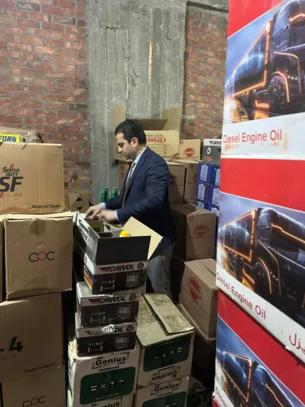 جانب من المضبوطات 