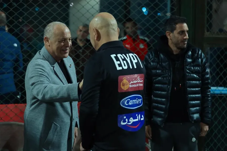 أبو ريدة وحسام حسن