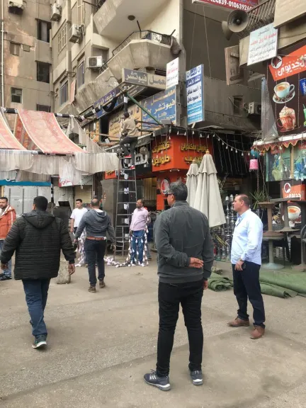 حى العجوزة يشن حملة مكبرة لضبط الأسواق