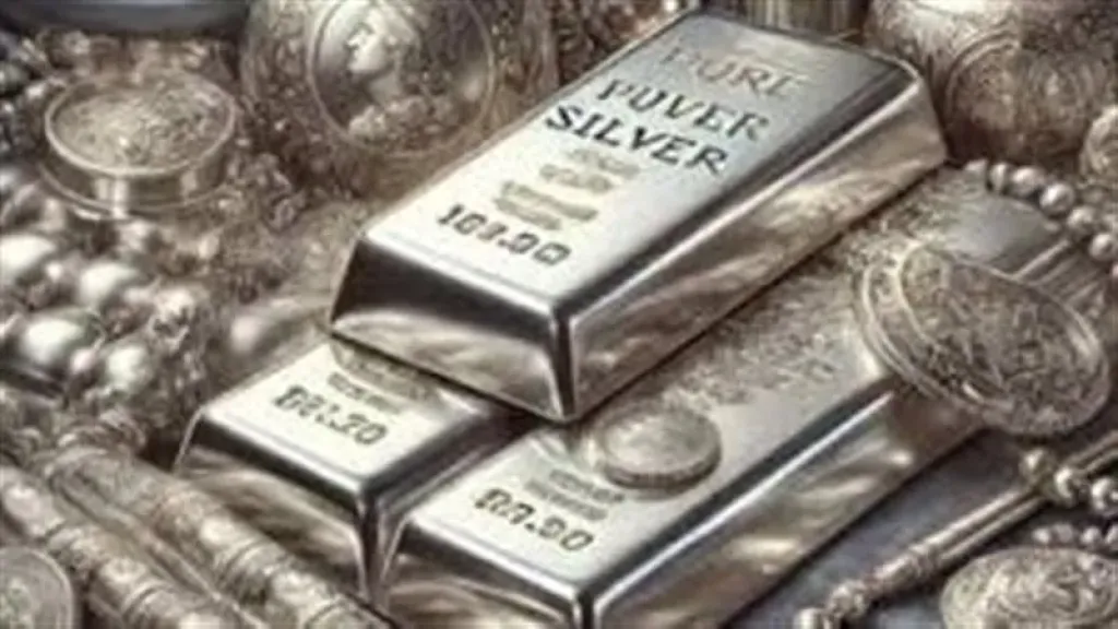 تراجع سعر الفضه