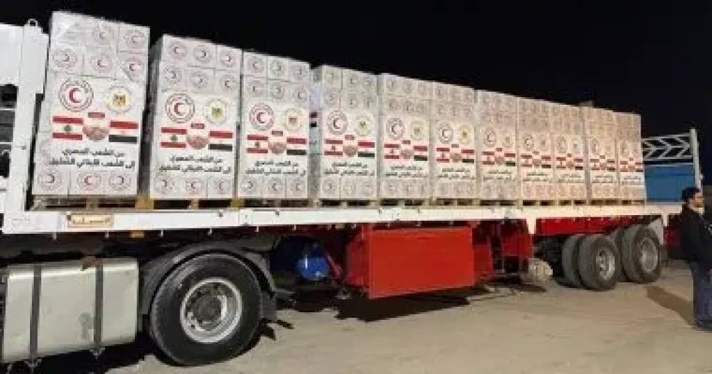 إرسال شحنة مساعدات إلى لبنان