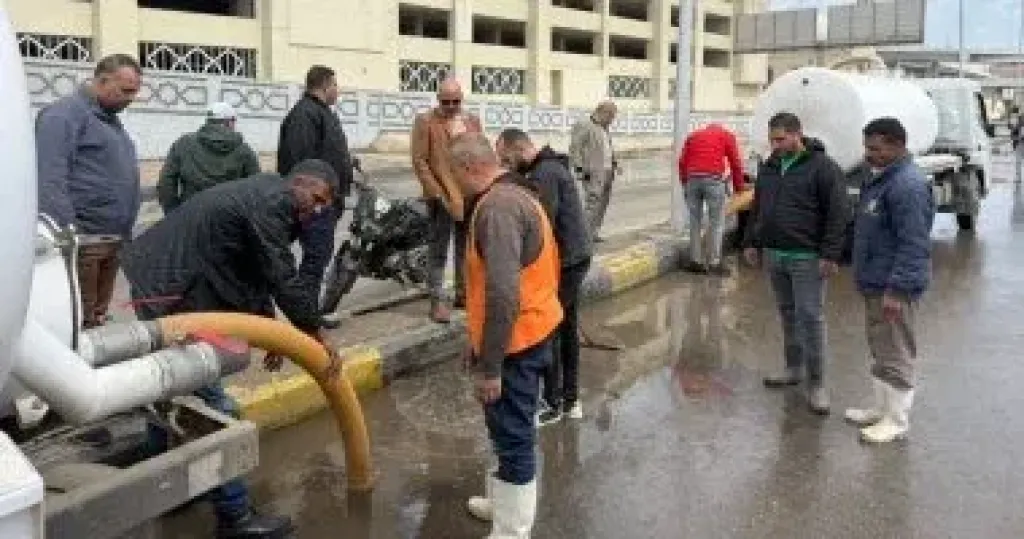 رفع درجة الاستعداد القصوى لمواجهة أى موجات أمطار محتملة