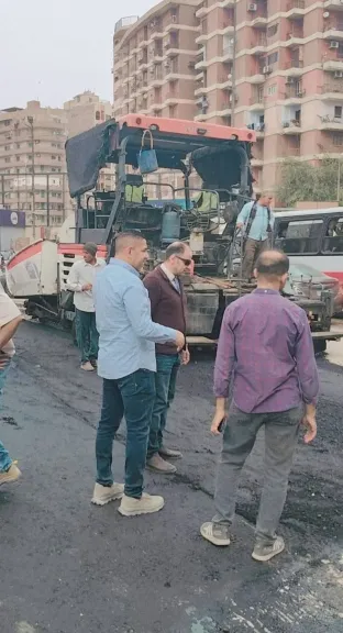 جانب من الرصف 
