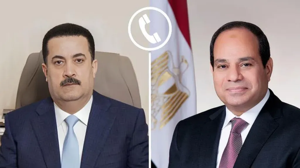 الرئيس السيسي- رئيس وزراء العراق