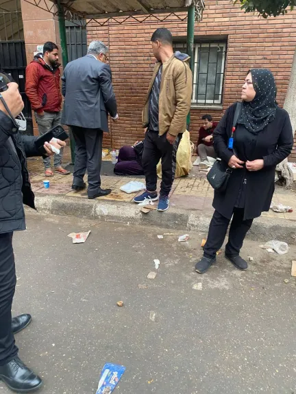 حانب من ازالة الاشغالات