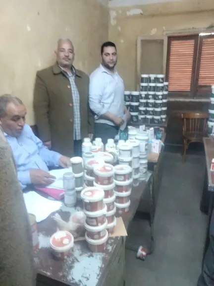 جانب من المضبوطات 