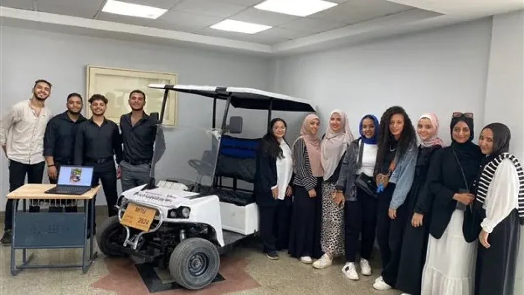 تصنيع اول سيارة جولف بجامعة حلوان التكنولوجية