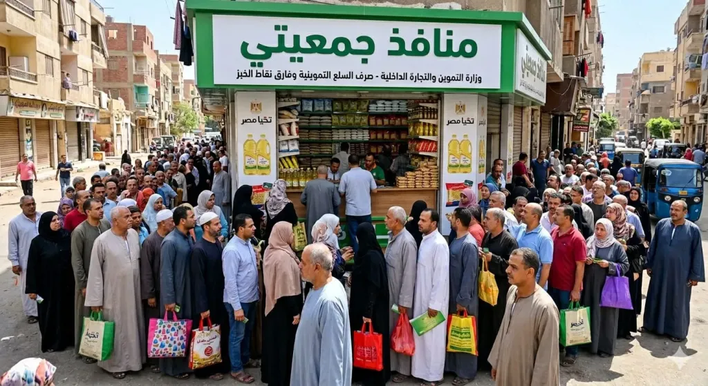 أزمة السلع التموينية 