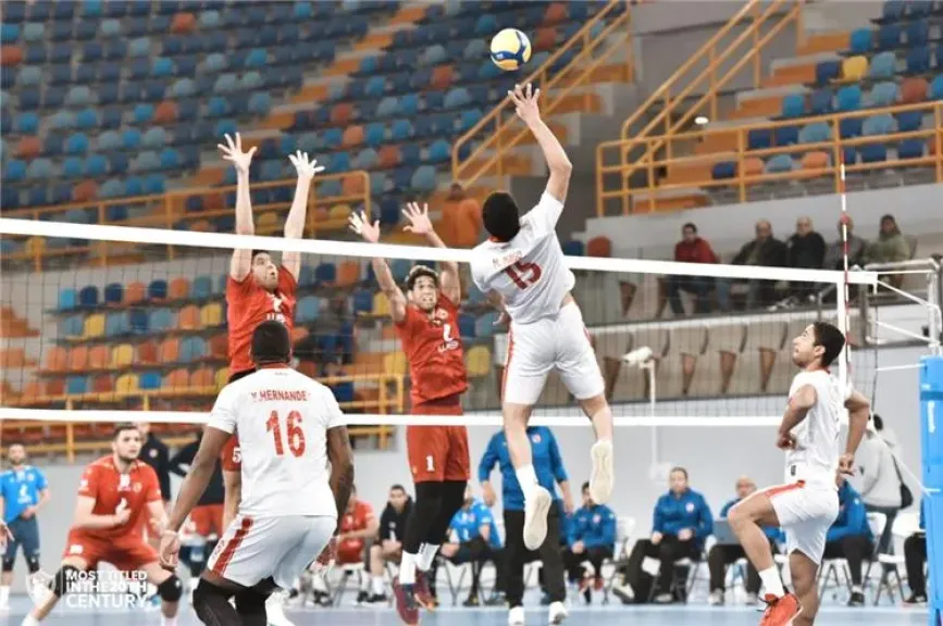 كرة طائرة الأهلي والزمالك