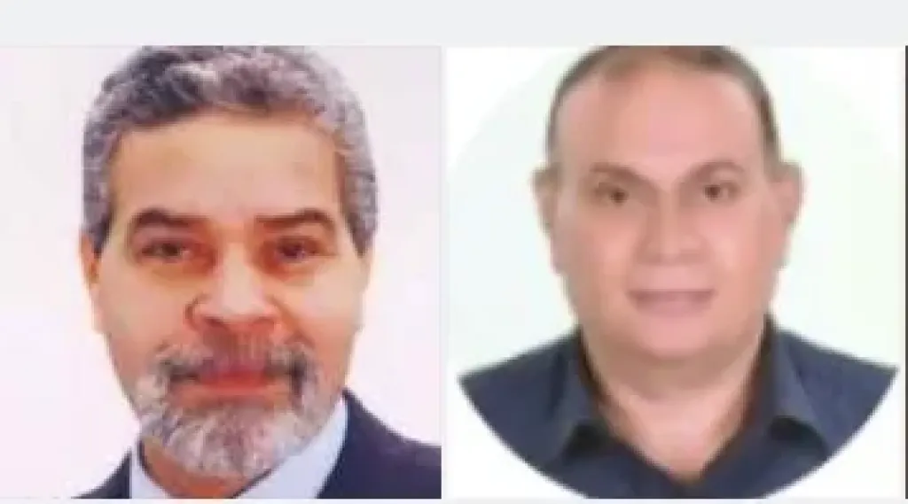 الزميلان  سعيد جمال الدين  وحمدى حمادة