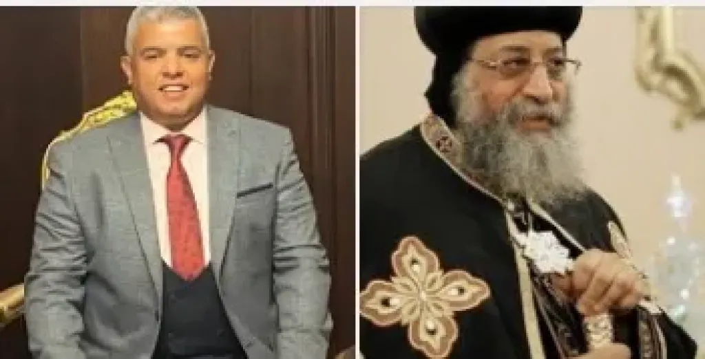 حسن حسانين رجل الأعمال و قداسة البابا تواضروس الثاني 