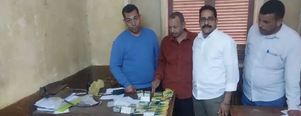 جانب من المضبوطات 