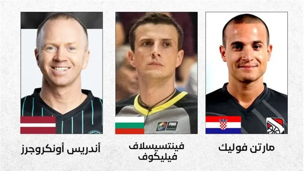 حكام مباره الزمالك والاتصالات