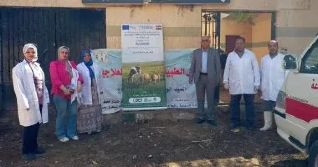قافلة طبية بيطرية بقرية المدمر