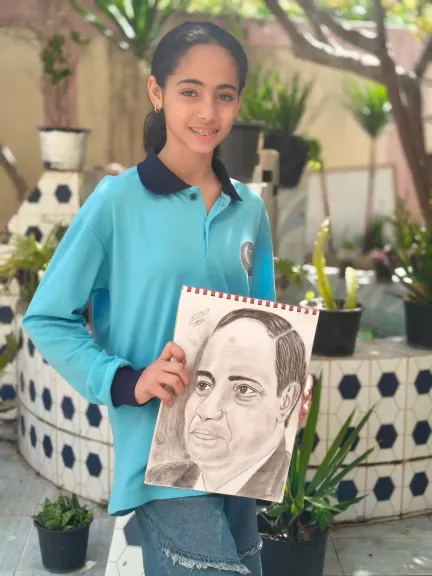 تكريم طالبة