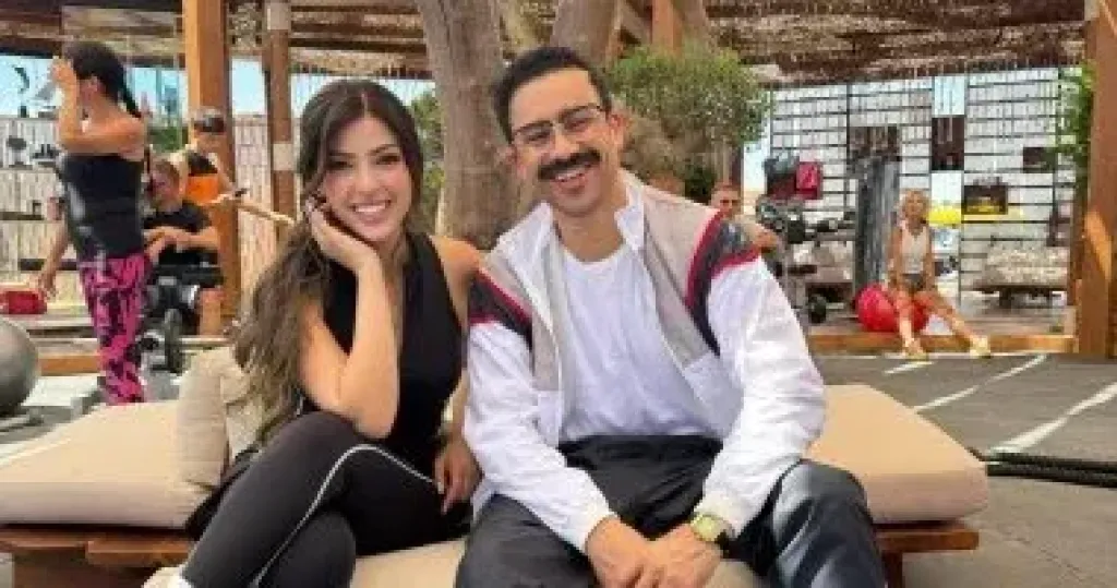 أحمد داود وميرنا جميل