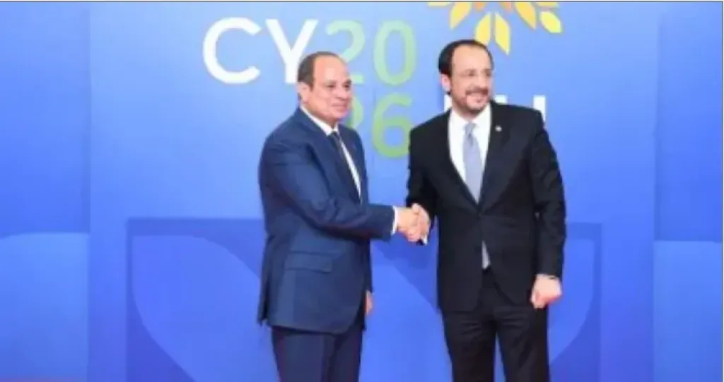 الرئيس السيسى والرئيس القبرصى