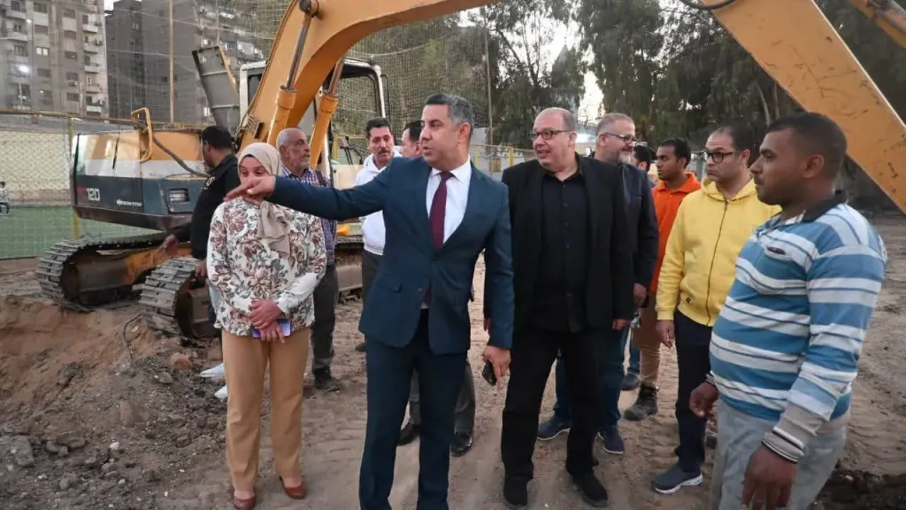 أعمال إنشاء  المدرسة المصرية اليابانية
