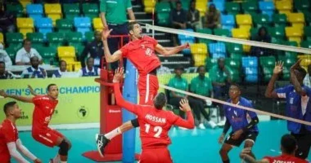 فريق الكرة الطائرة بالنادي الأهلي