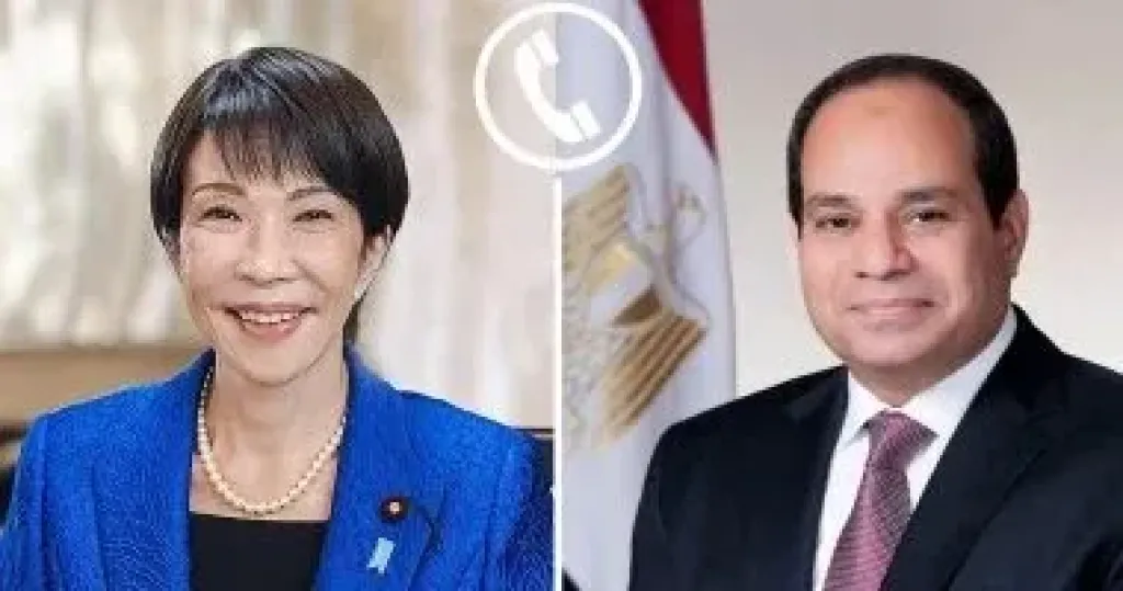 الرئيس السيسي و ساناى تاكايتشى