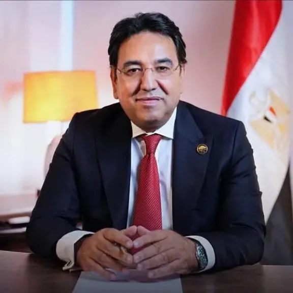 النائب الوفدى أيمن محسب 