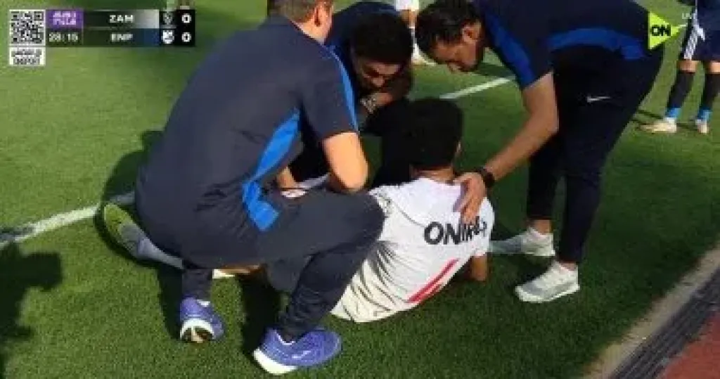 اصابة عمر جابر لاعب الزمالك