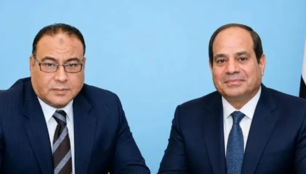 الرئيس السيسى والمستشار محمد سليم