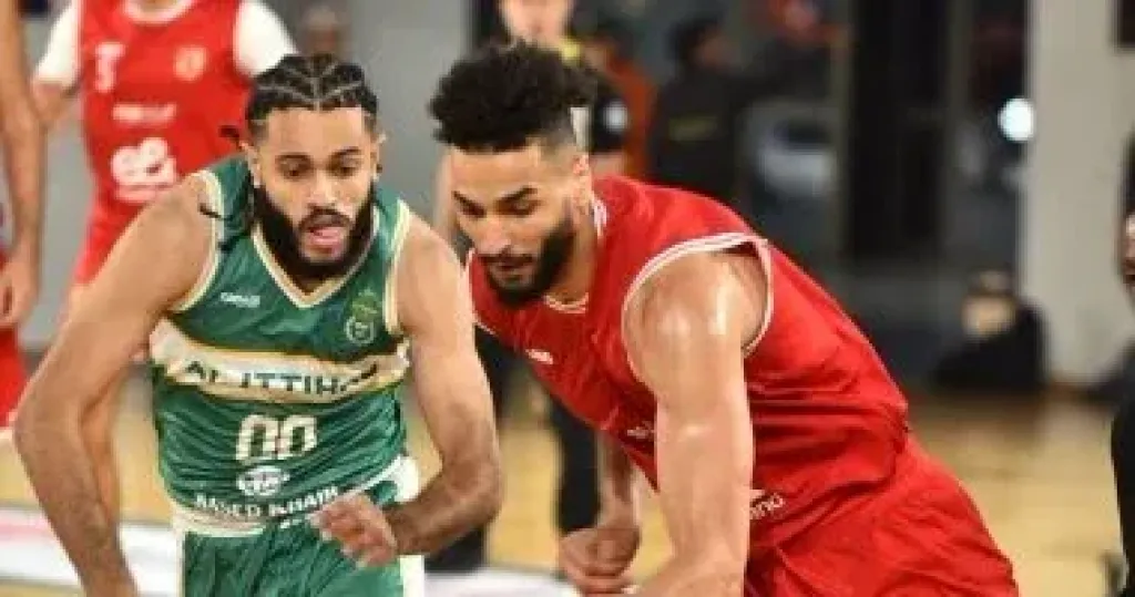 مباراة الاهلى والاتحاد بدورى كرة السلة