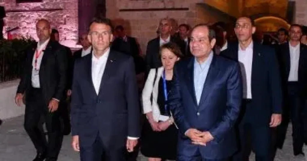 السيسي وماكرون 