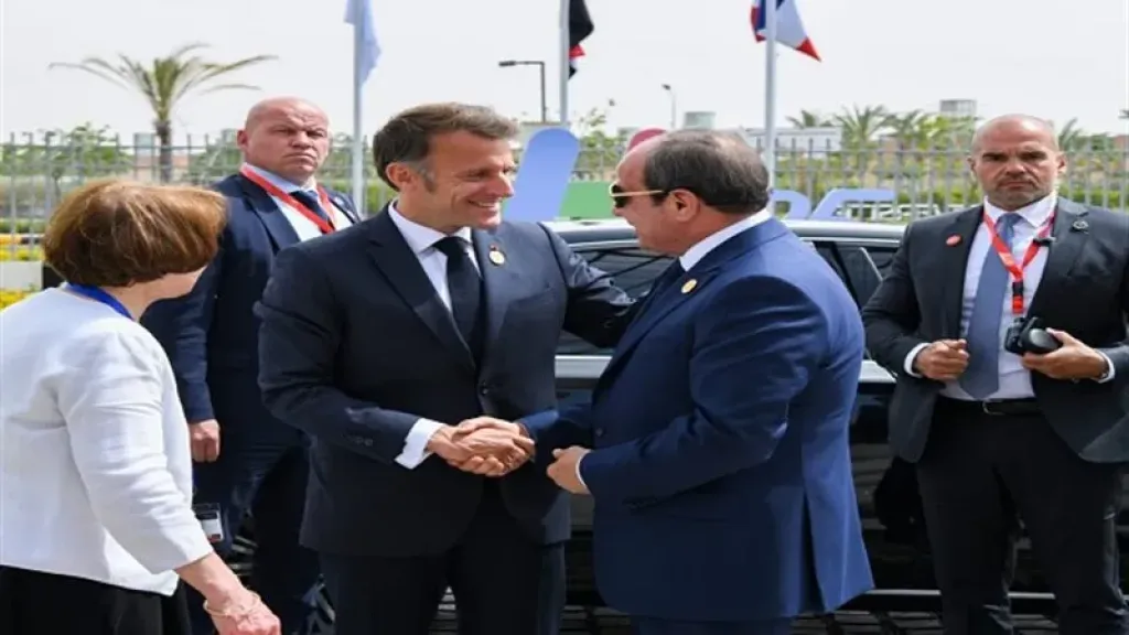 الرئيس السيسى ورئيس فرنسا