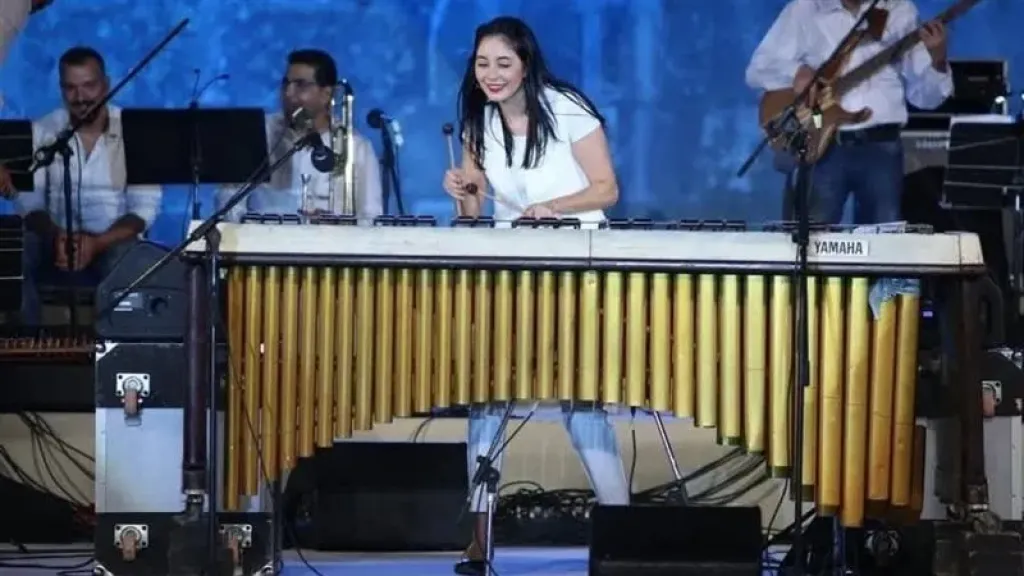 عازفه الماريمبا نسمه عبد العزيز