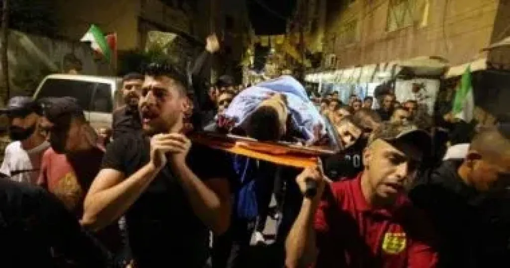 جنازة شهيد فلسطينى فى القدس