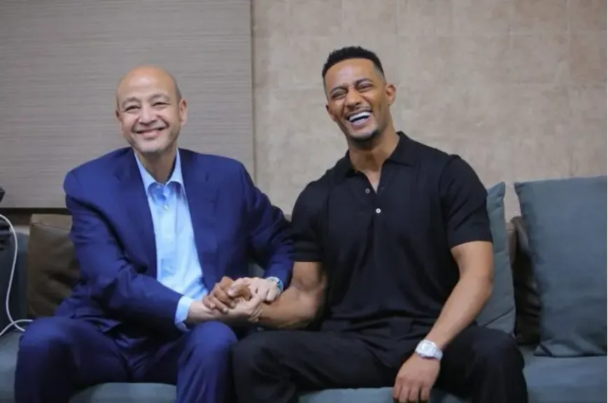 محمد رمضان وعمرو اديب