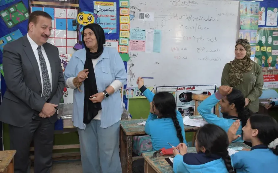 محافظ بورسعيد يتفقد امتحانات 