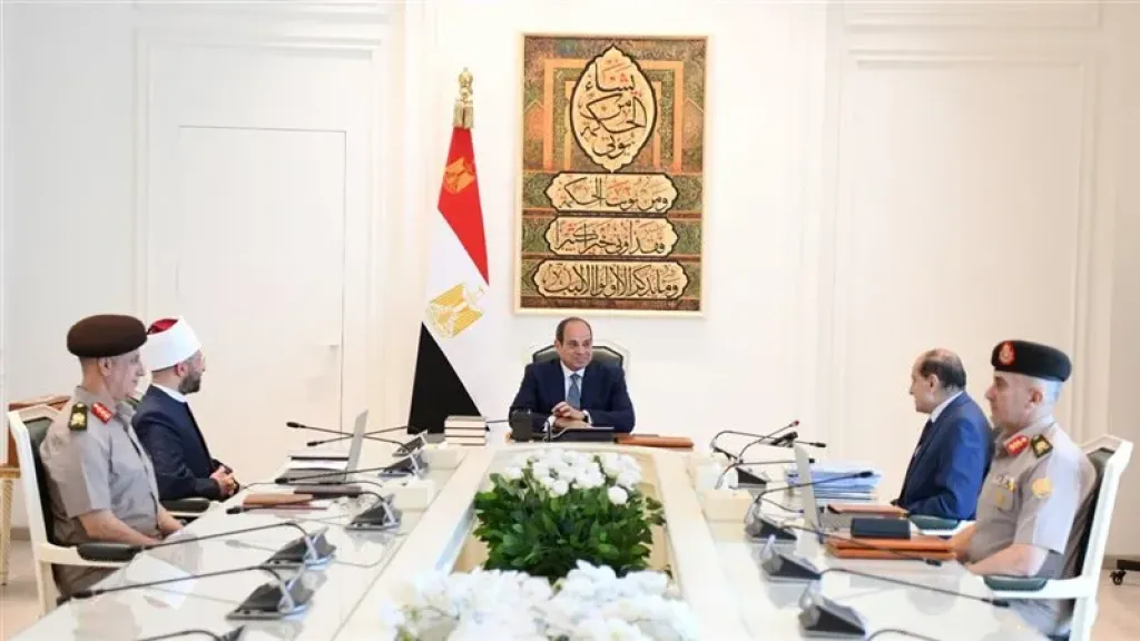 اجتماع الرئيس السيسى اليوم السبت