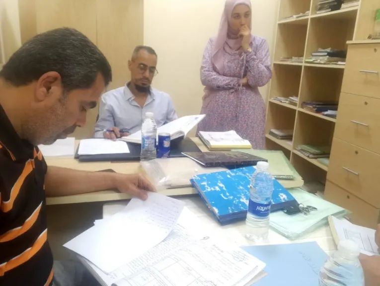 جانب من المتابعة 