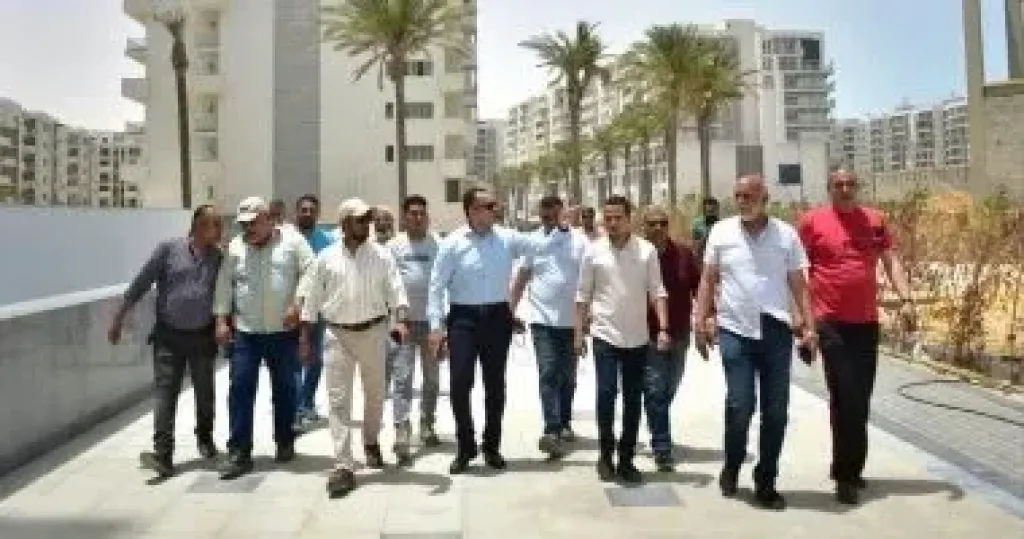 رئيس جهاز العلمين الجديده يتفقد مشروعات المدينة