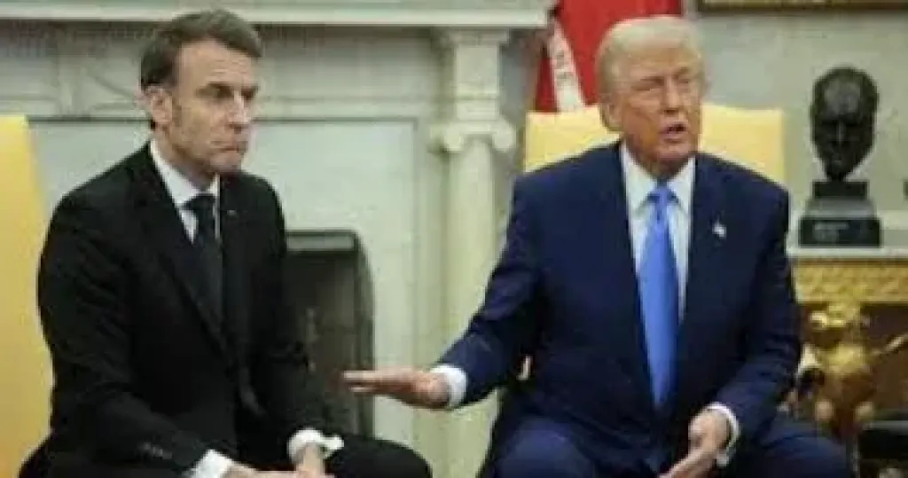 ماكرون وترامب 