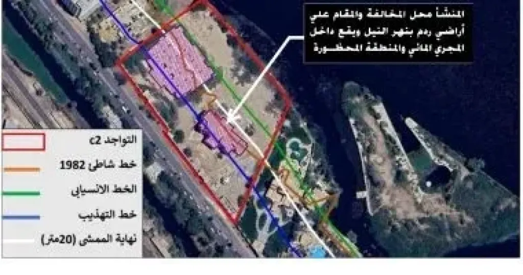 حقيقة مقاطع الفيديو المنتشرة بشأن أعمال الإزالة على نهر النيل