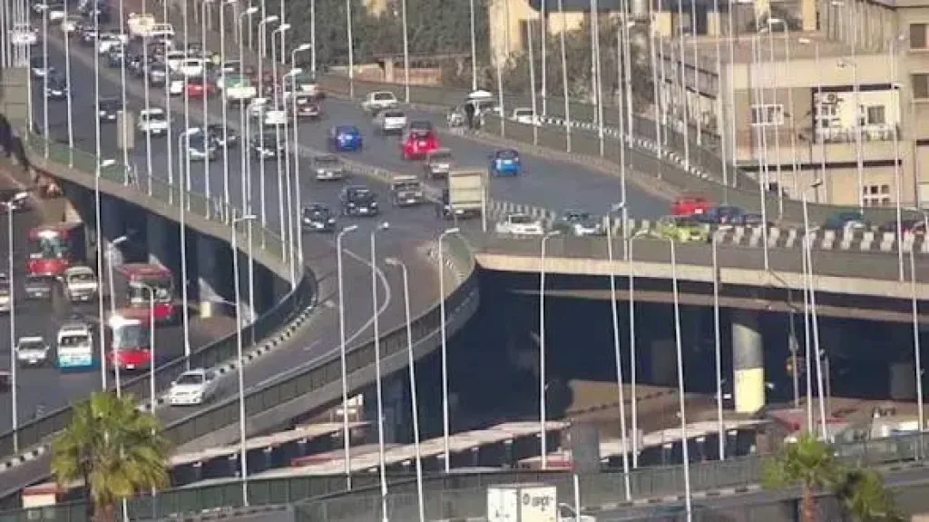 غلق كوبرى 6 أكتوبر بالجيزة