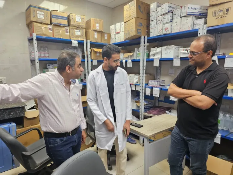 جانب  من المراه على المستشفيات 