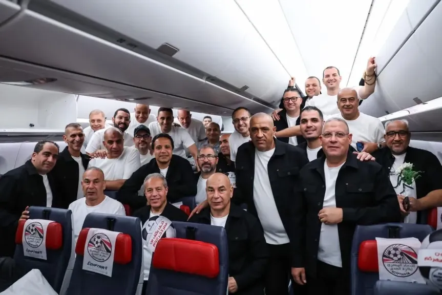 مصرللطيران تنقل بعثة المنتخب إلى أمريكا بطائرة A350