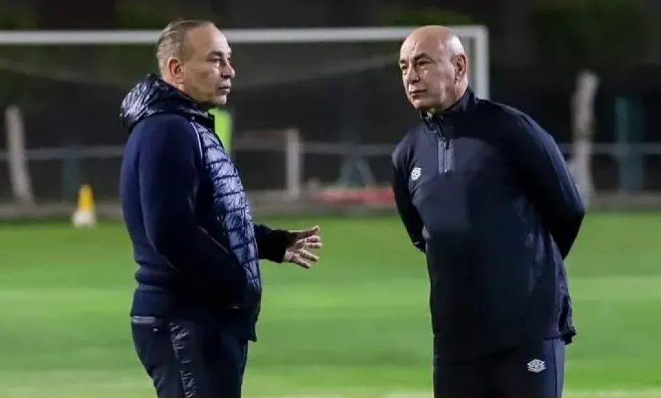 حسام حسن المدير الفنى لمنتخب مصر وإبراهيم حسن
